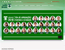 Tablet Screenshot of colegiosantaursula.com.br